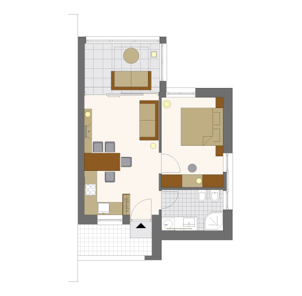 Our apartments in Corvara — ciasademunt.com